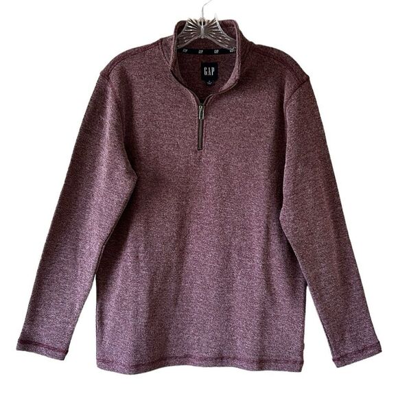 NEW Gap Mens 1/4 Zip Pullover - Picture 1 of 4